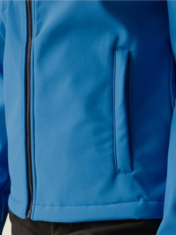 Regatta Professional Venturer 300 3 Layer Hooded Softshell FZ Ladies in French Blue/Navy