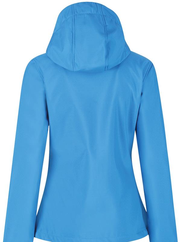 Regatta Professional Venturer 300 3 Layer Hooded Softshell FZ Ladies in French Blue/Navy