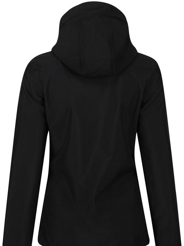 Regatta Professional Venturer 300 3 Layer Hooded Softshell FZ Ladies in Black/Black
