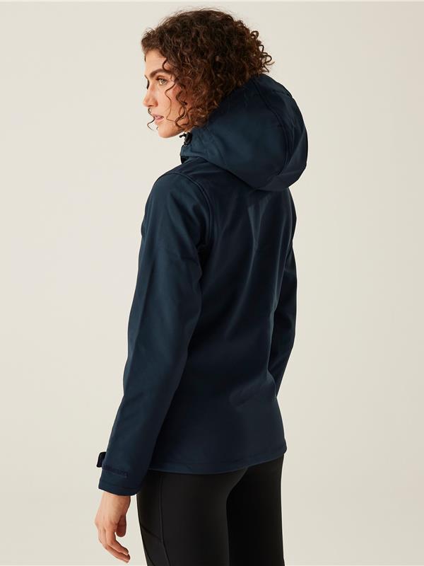 Regatta Professional Venturer 300 3 Layer Hooded Softshell FZ Ladies in Navy/French Blue