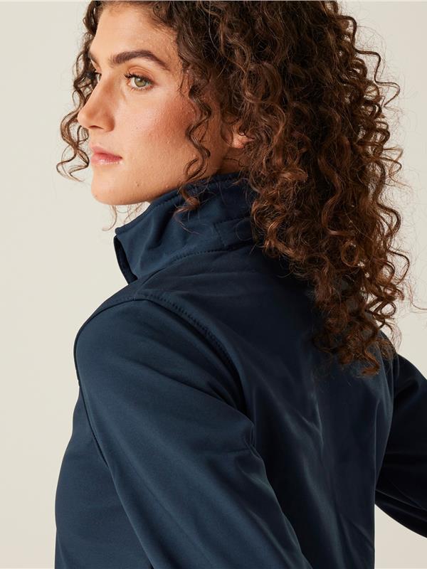 Regatta Professional Venturer 300 3 Layer Hooded Softshell FZ Ladies in Navy/French Blue