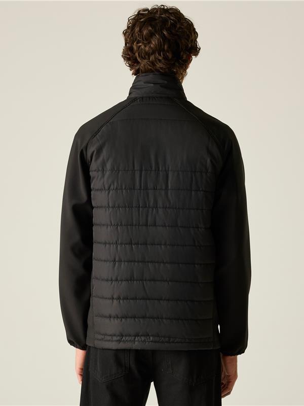 Regatta Professional Pro Universal Hybrid Jacket Adult in Black/Orange Pop