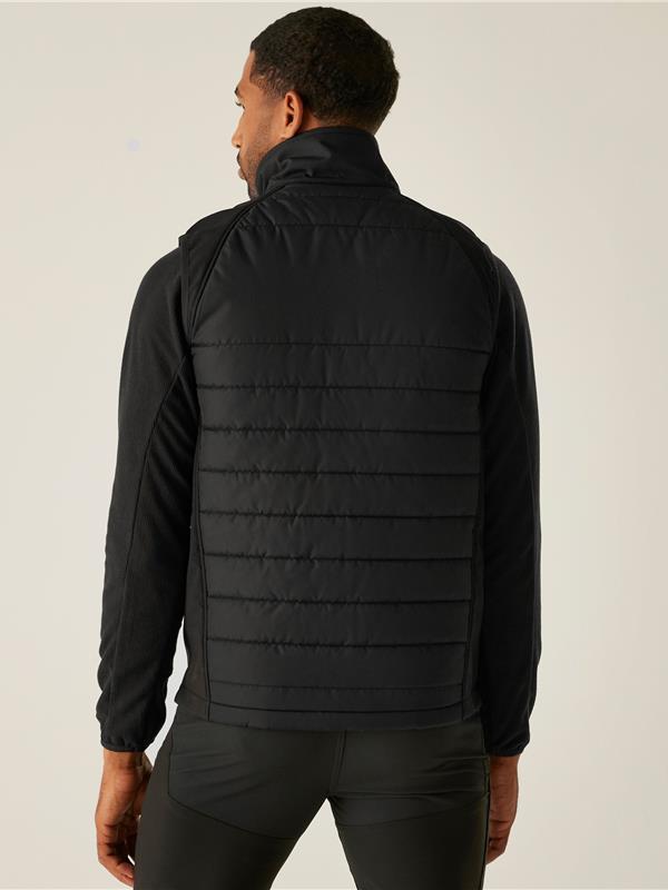 Regatta Professional Pro Universal Hybrid Bodywarmer Adult in Black/Orange Pop