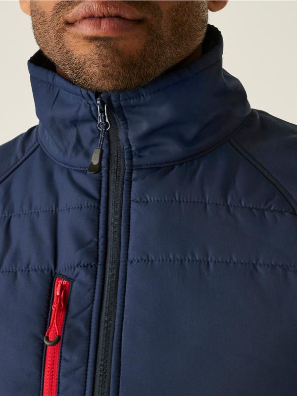 Regatta Professional Pro Universal Hybrid Bodywarmer Adult in Navy/Classic Red