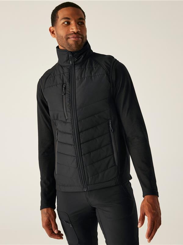 Regatta Professional Pro Universal Hybrid Bodywarmer Adult in Black/Ash