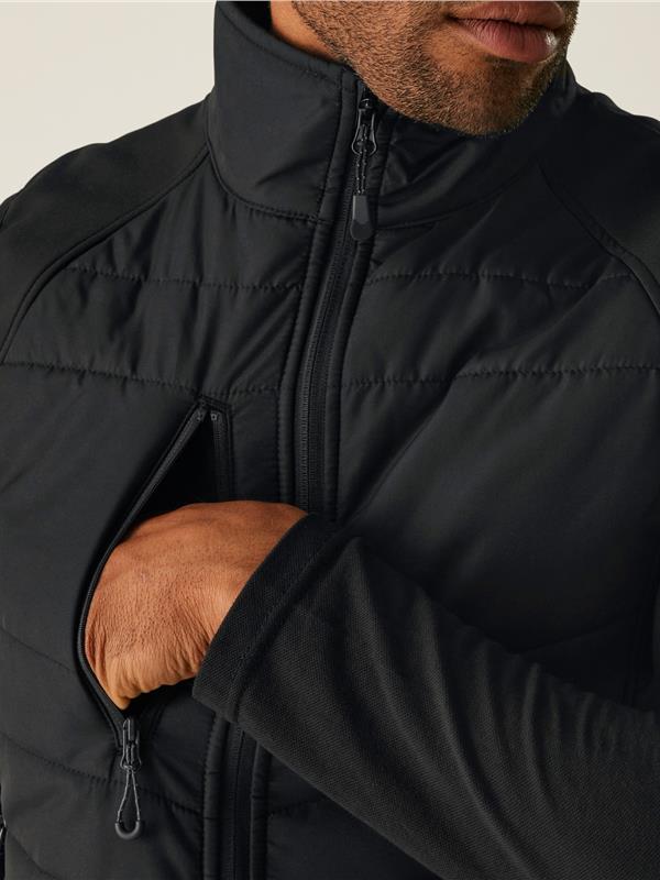 Regatta Professional Pro Universal Hybrid Bodywarmer Adult in Black/Ash