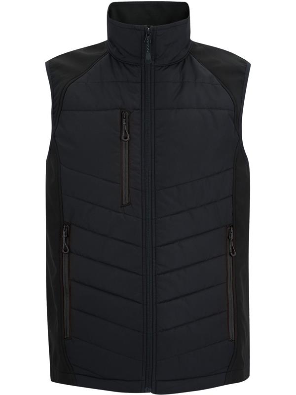 Regatta Professional Pro Universal Hybrid Bodywarmer Adult in Black/Ash