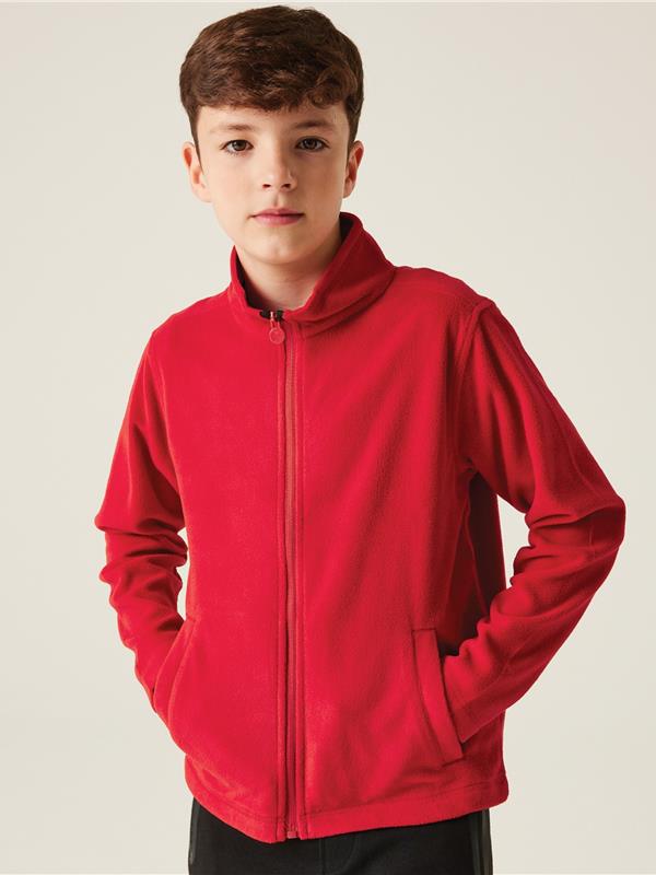 Regatta Professional Brigade II 170 Fleece FZ Kids in Classic Red