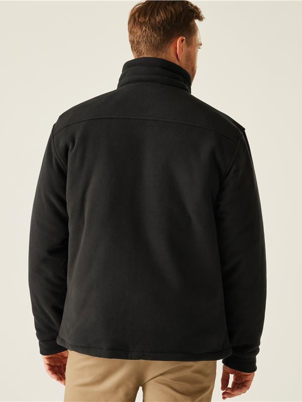 Regatta Professional Asgard II 390 Padded Fleece FZ Adult in Black