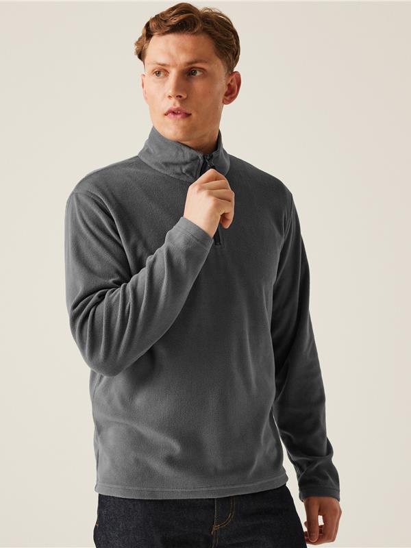 Regatta Professional Micro 170 Quarter Zip Fleece Adult in Seal Grey