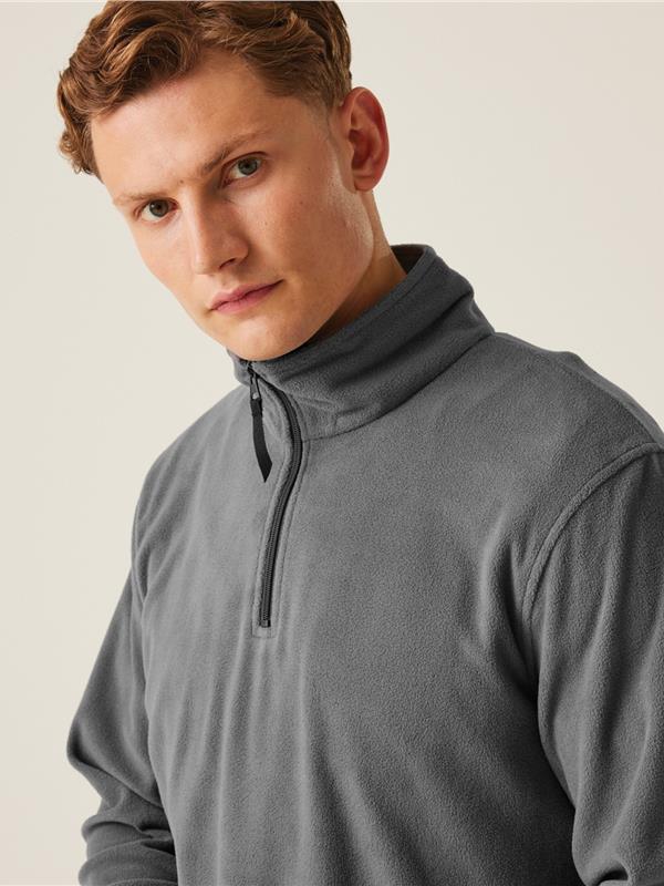 Regatta Professional Micro 170 Quarter Zip Fleece Adult in Seal Grey