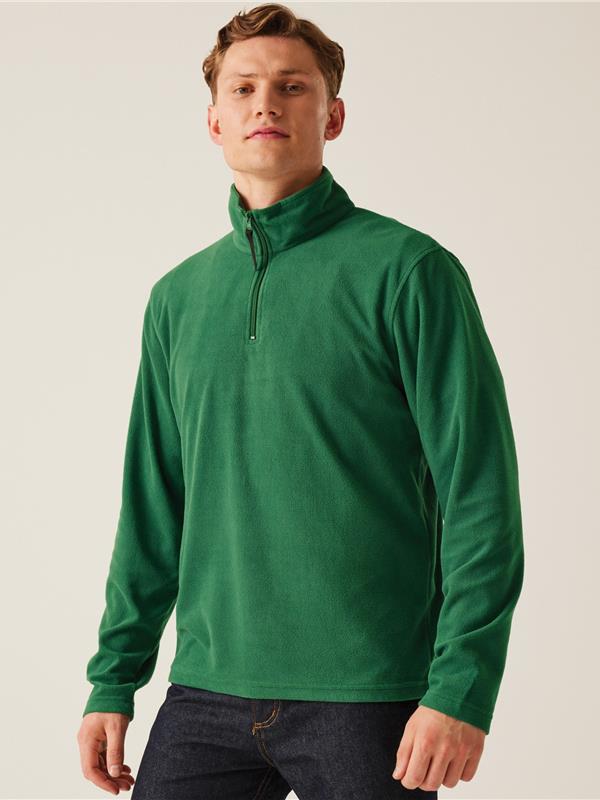 Regatta Professional Micro 170 Quarter Zip Fleece Adult in Bottle Green