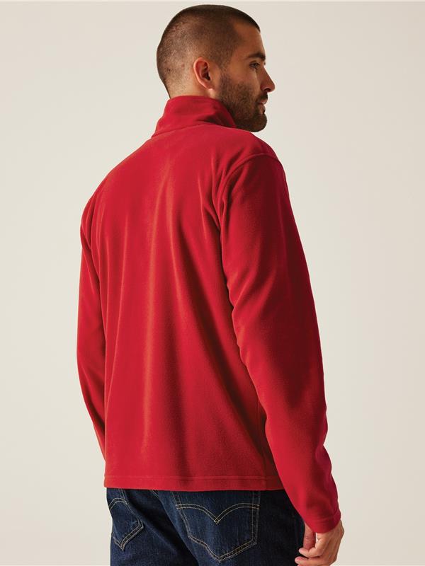 Regatta Professional Micro 170 Quarter Zip Fleece Adult in Classic Red
