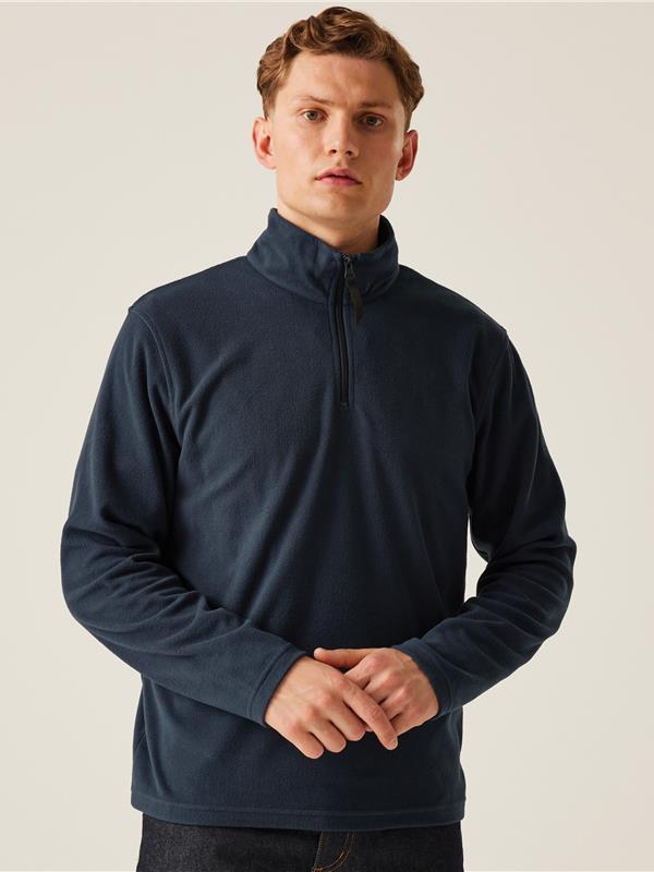 Regatta Professional Micro 170 Quarter Zip Fleece Adult in Dark Navy