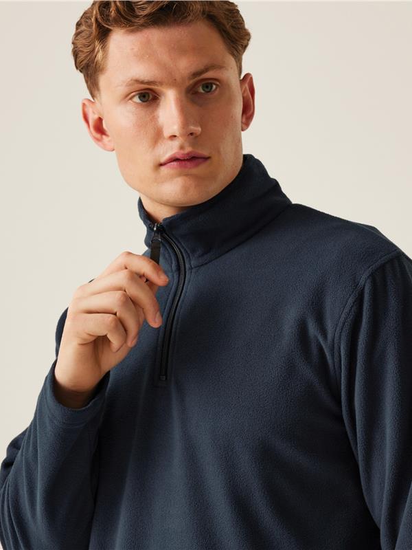 Regatta Professional Micro 170 Quarter Zip Fleece Adult in Dark Navy
