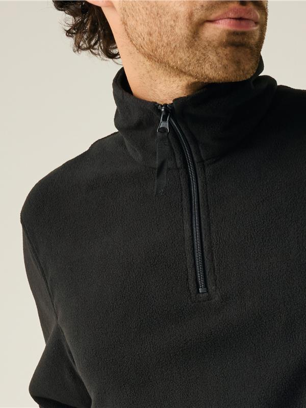 Regatta Professional Micro 170 Quarter Zip Fleece Adult in Black