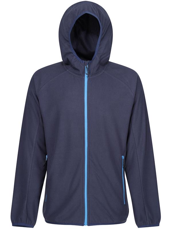 Regatta Professional Navigate 180 Hooded Fleece FZ Adult in Navy/French Blue