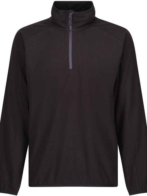 Regatta Professional Navigate 180 Quarter Zip Fleece Adult in Black/Seal Grey