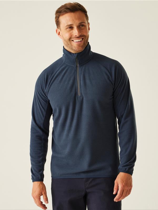 Regatta Professional Navigate 180 Quarter Zip Fleece Adult in Navy/Seal Grey