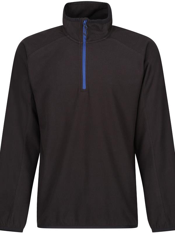 Regatta Professional Navigate 180 Quarter Zip Fleece Adult in Black/New Royal