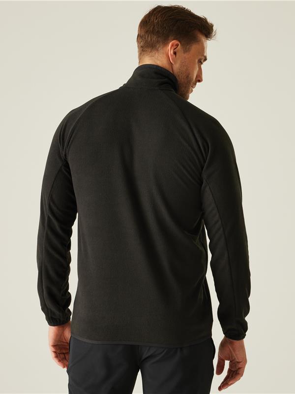 Regatta Professional Navigate 180 Quarter Zip Fleece Adult in Black/Lime