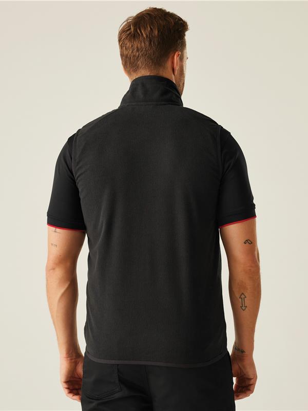 Regatta Professional Navigate 180 Fleece Bodywarmer Adult in Black/Classic Red