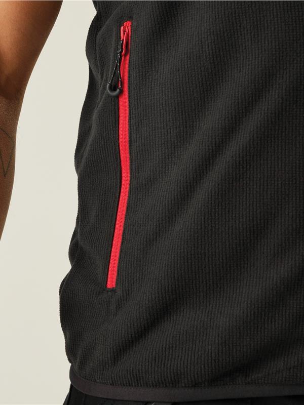 Regatta Professional Navigate 180 Fleece Bodywarmer Adult in Black/Classic Red