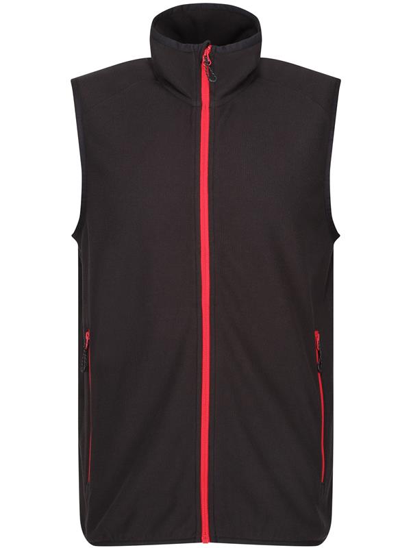 Regatta Professional Navigate 180 Fleece Bodywarmer Adult in Black/Classic Red
