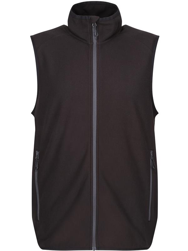 Regatta Professional Navigate 180 Fleece Bodywarmer Adult in Black/Seal Grey
