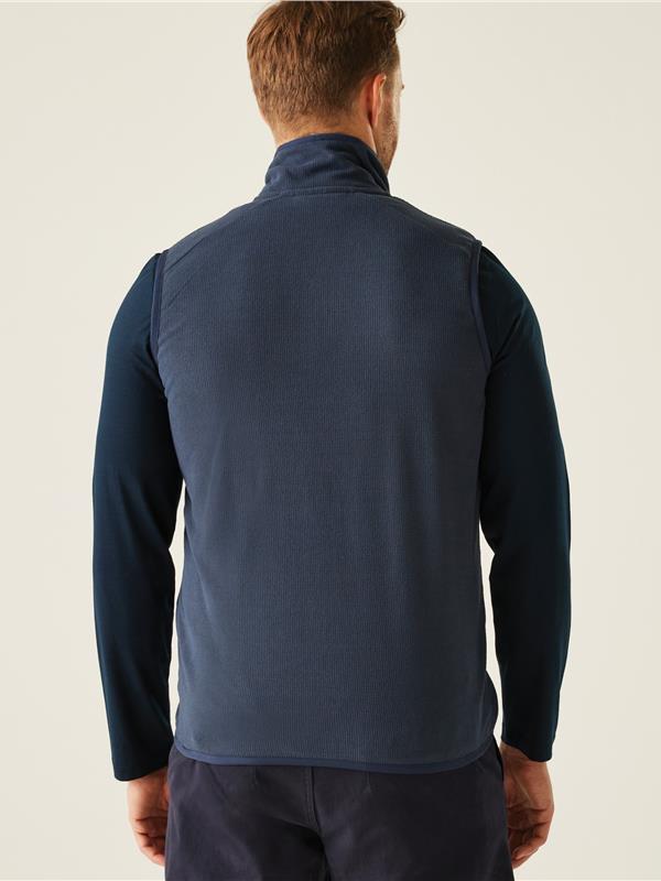 Regatta Professional Navigate 180 Fleece Bodywarmer Adult in Navy/Seal Grey