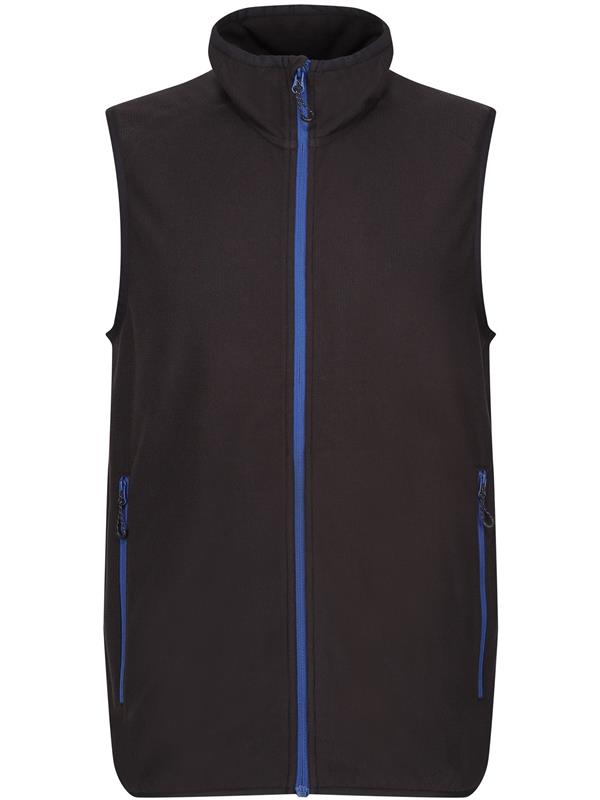 Regatta Professional Navigate 180 Fleece Bodywarmer Adult in Black/New Royal