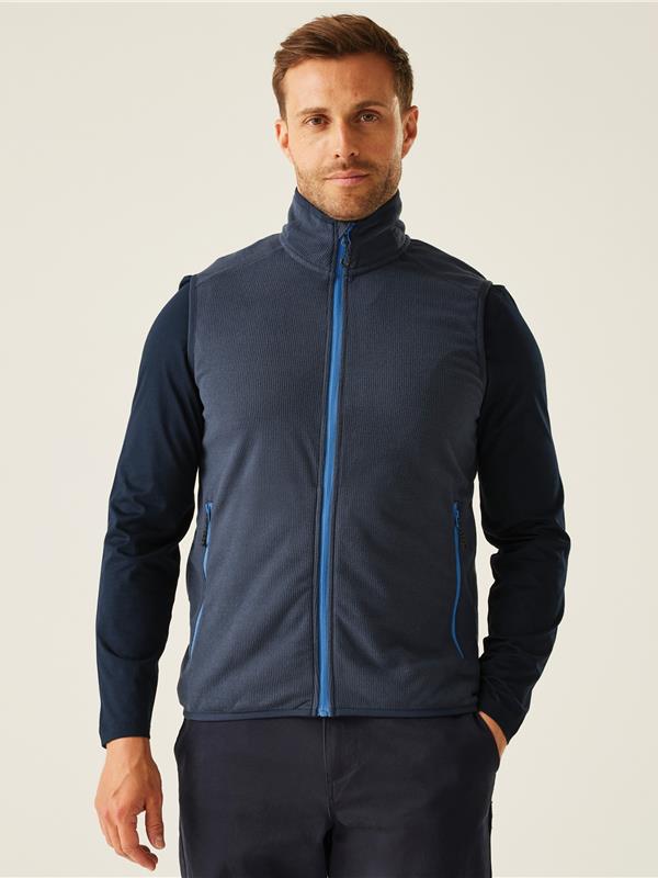 Regatta Professional Navigate 180 Fleece Bodywarmer Adult in Navy/French Blue