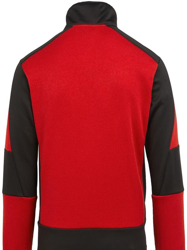 Regatta Professional Evolve 250 Knitted Stretch Softshell FZ Adult in Classic RedBlack