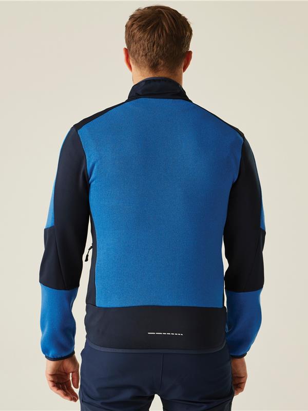 Regatta Professional Evolve 250 Knitted Stretch Softshell FZ Adult in Strong Blue/Navy