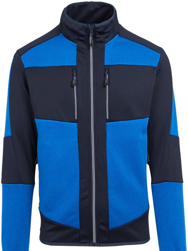 Regatta Professional Evolve 250 Knitted Stretch Softshell FZ Adult in Strong Blue/Navy
