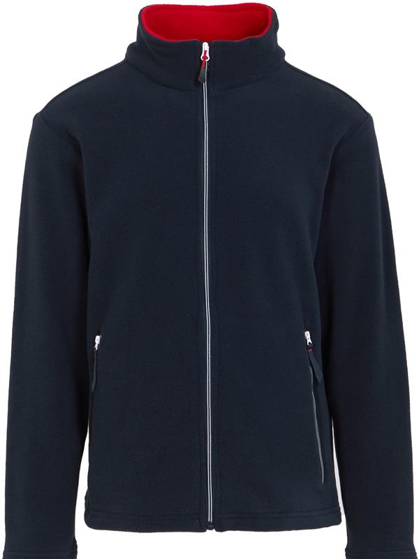 Regatta Professional Ascender 250 Fleece FZ Adult in Navy/Classic Red