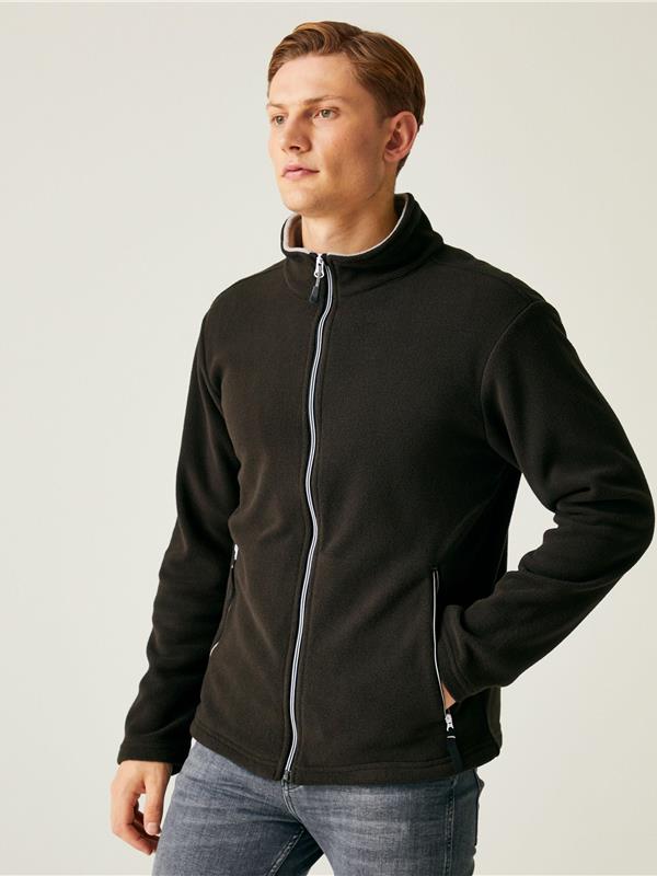 Regatta Professional Ascender 250 Fleece FZ Adult in Black/Mineral Grey