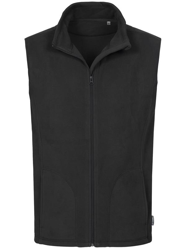 Stedman Classic 220 Fleece Bodywarmer Adult in Black Opal