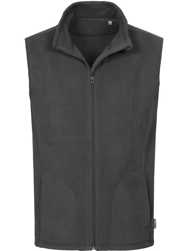 Stedman Classic 220 Fleece Bodywarmer Adult in Grey Steel