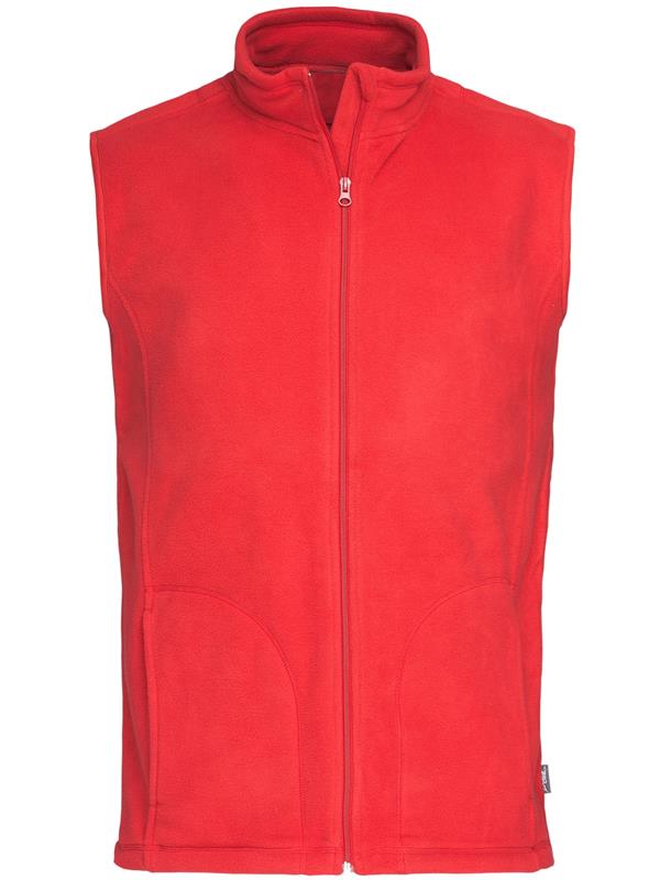 Stedman Classic 220 Fleece Bodywarmer Adult in Scarlet Red