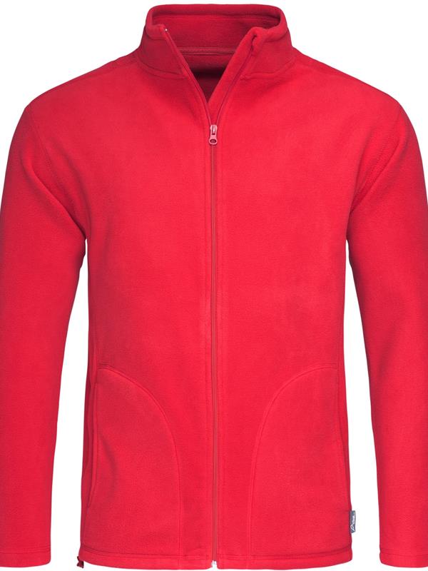 Stedman Classic 220 Fleece FZ Adult in Scarlet Red