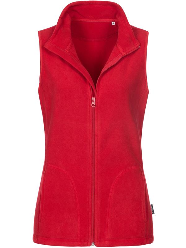 Stedman Classic 220 Fleece Bodywarmer Ladies in Scarlet Red