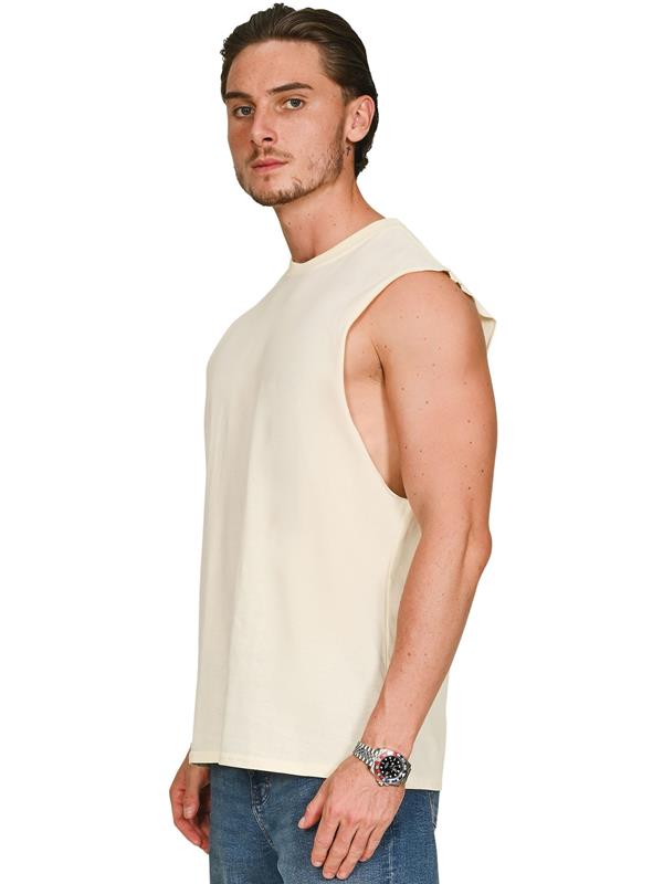 Casual Classics Core Ringspun 150 Regular Fit Raw Edge Droparm Tank Adult