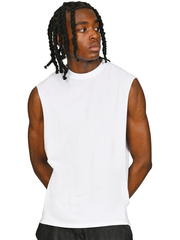 Casual Classics Core Ringspun 150 Regular Fit Raw Edge Droparm Tank Adult