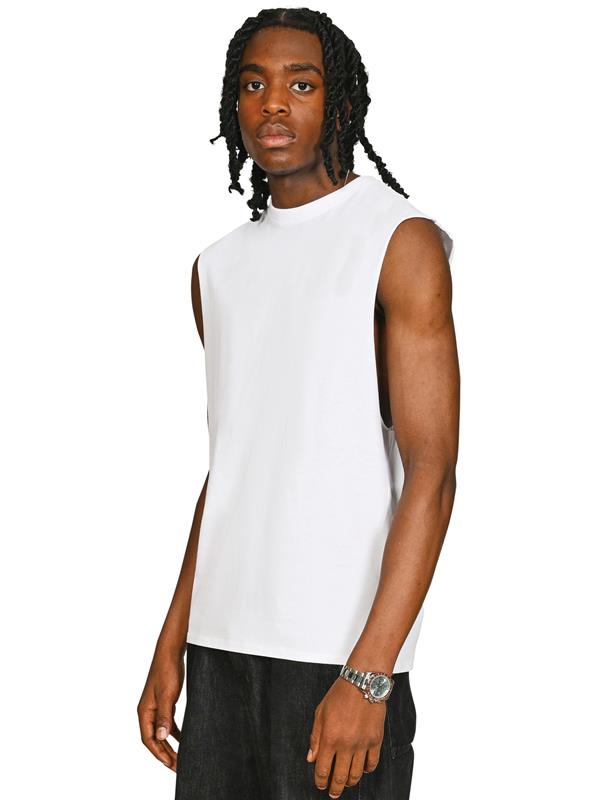 Casual Classics Core Ringspun 150 Regular Fit Raw Edge Droparm Tank Adult