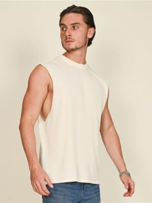 Casual Classics Core Ringspun 150 Regular Fit Raw Edge Droparm Tank Adult