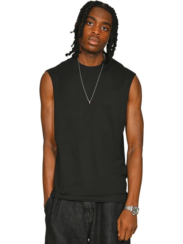 Casual Classics Core Ringspun 150 Regular Fit Raw Edge Droparm Tank Adult