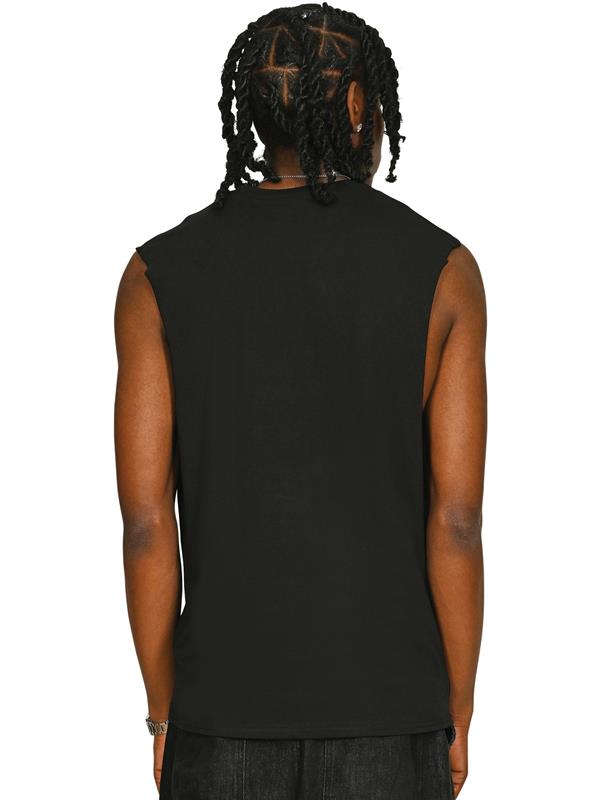 Casual Classics Core Ringspun 150 Regular Fit Raw Edge Droparm Tank Adult