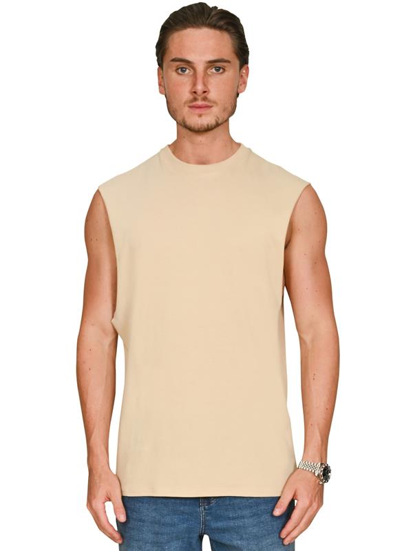 Casual Classics Core Ringspun 150 Regular Fit Raw Edge Droparm Tank Adult