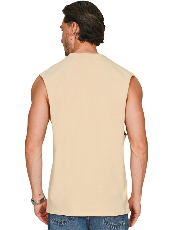 Casual Classics Core Ringspun 150 Regular Fit Raw Edge Droparm Tank Adult